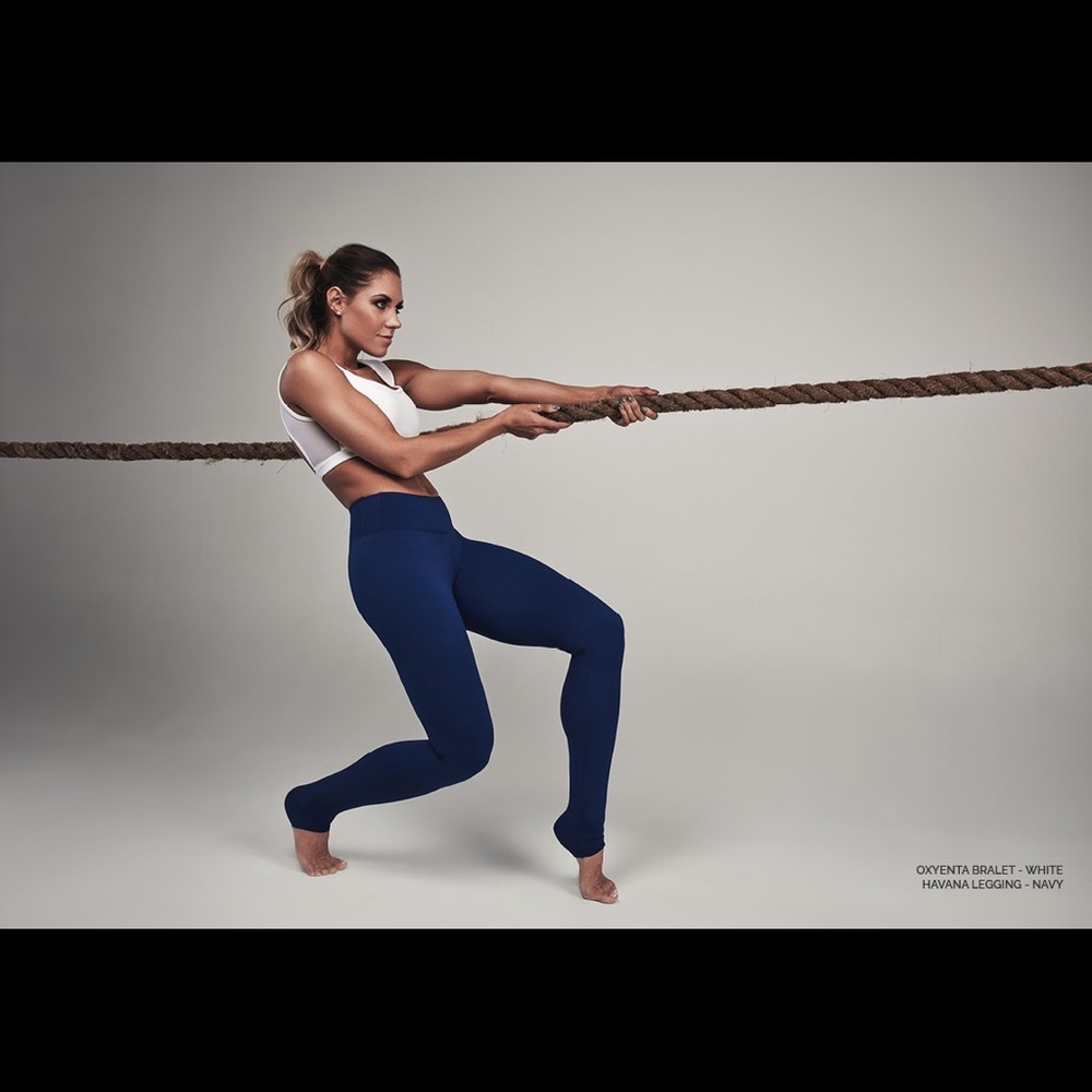 Cleo Harper Havana leggings in Navy XS